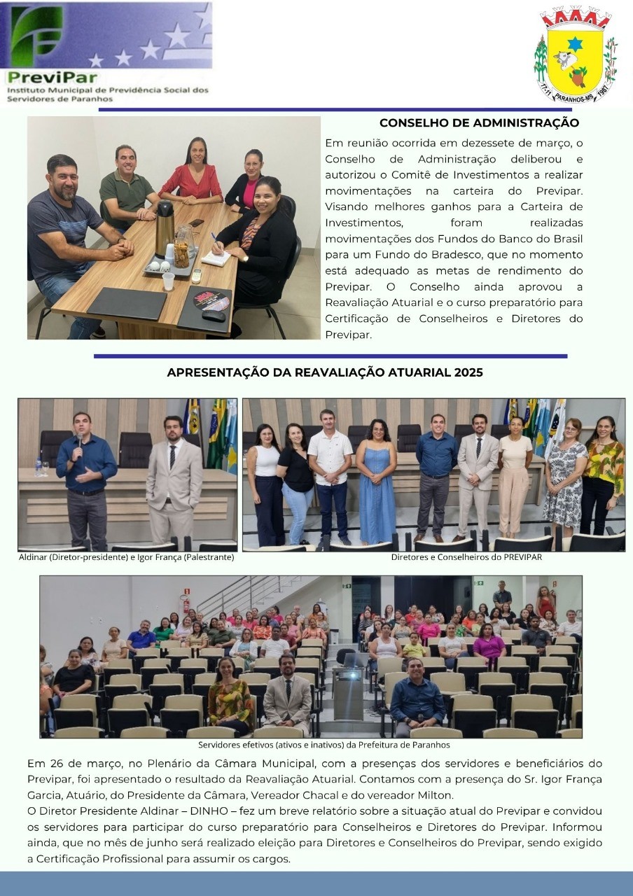 INFORMATIVO PREVIPAR